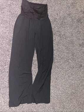Maternity Women's Black Wide-Leg Pants